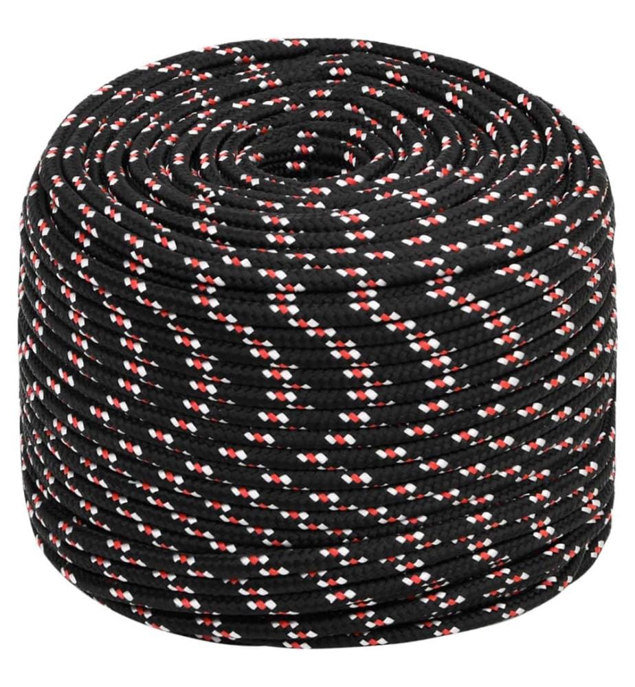 Bootsseil Schwarz 10 mm 100 m Polypropylen