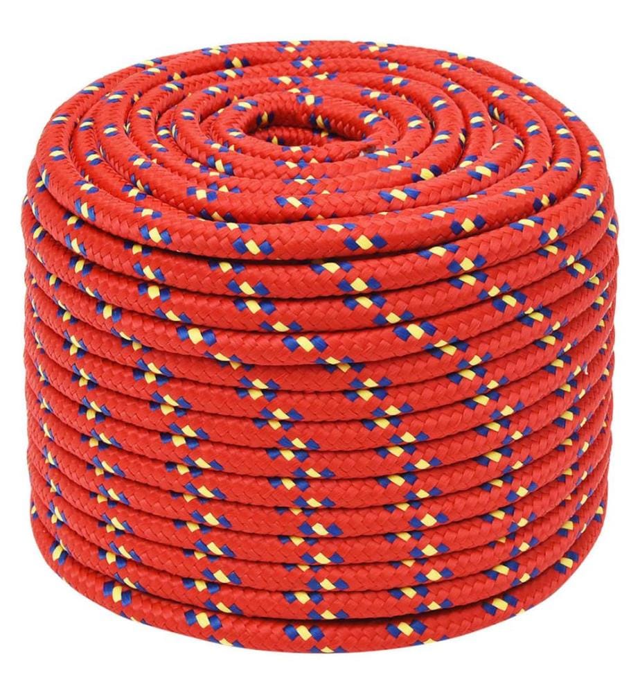 Bootsseil Rot 12 mm 100 m Polypropylen