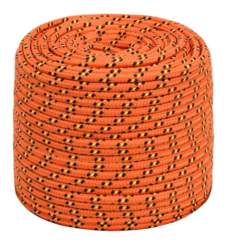 Bootsseil Orange 8 mm 500 m Polypropylen