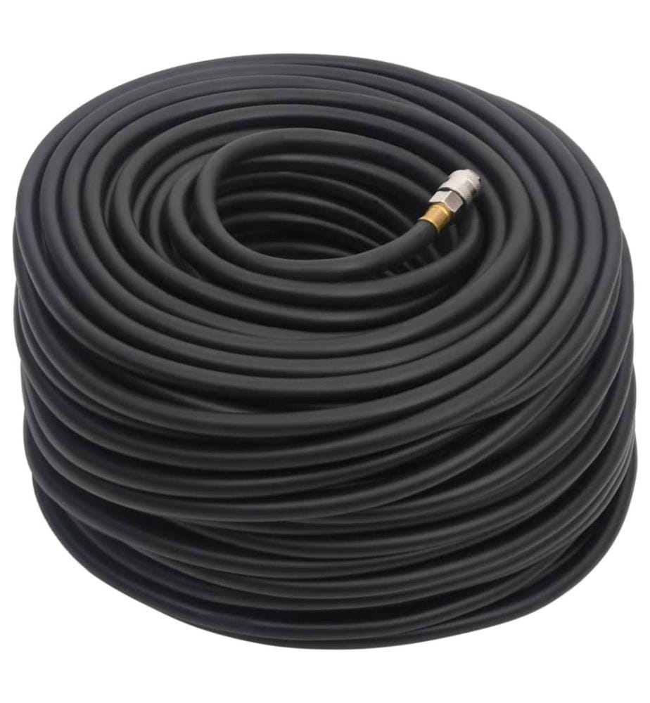 Hybrid-Luftschlauch Schwarz 0,6" 20 m Gummi und PVC