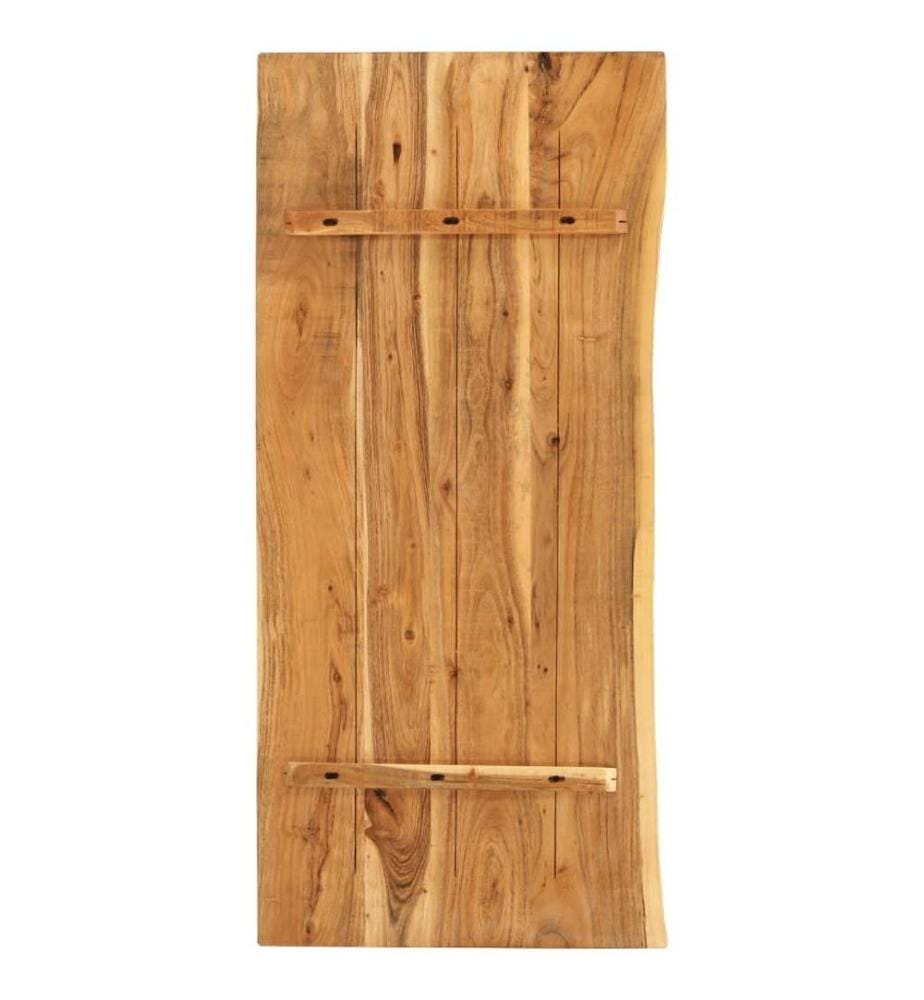 Badezimmer-Waschtischplatte Massivholz Akazie 114x52x2,5 cm