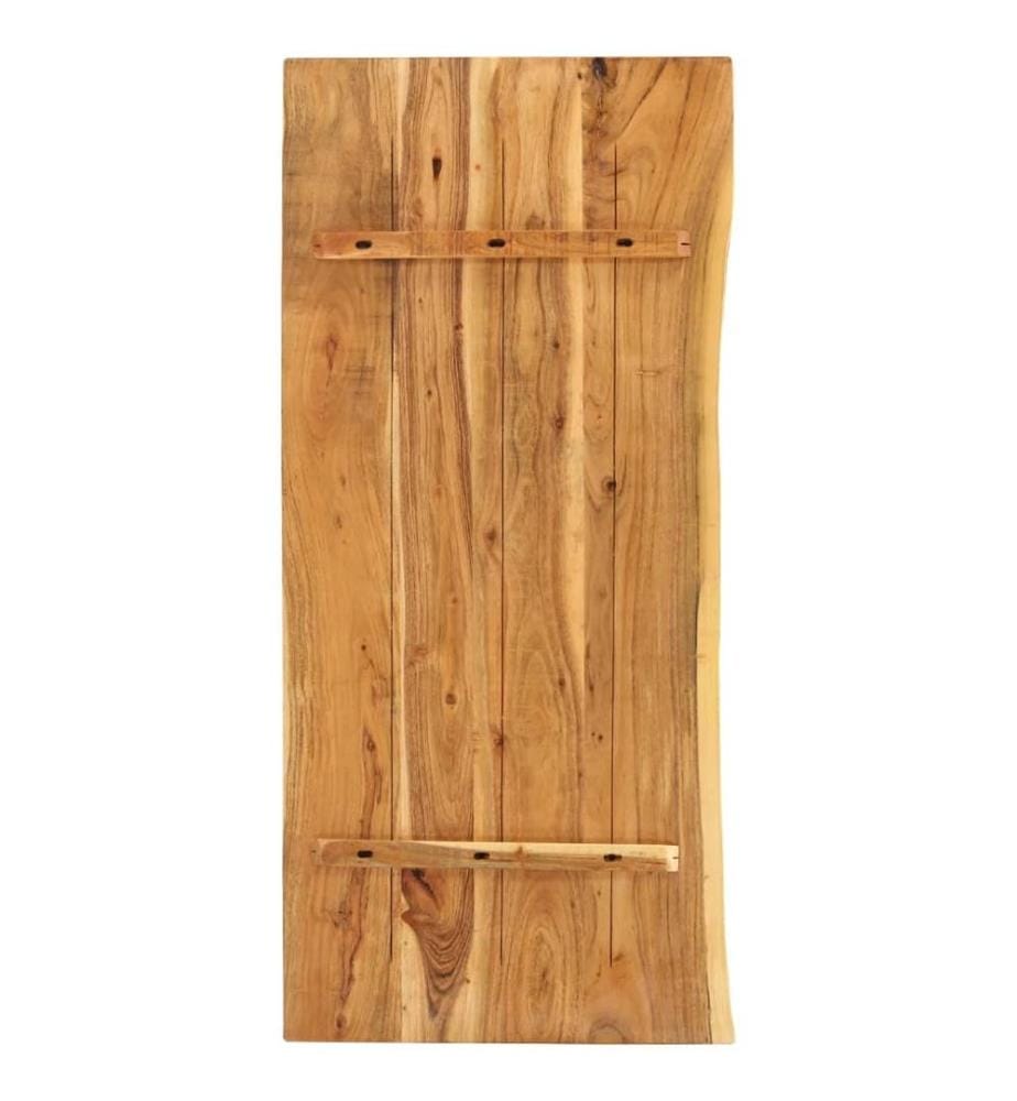 Badezimmer-Waschtischplatte Massivholz Akazie 140x52x3,8 cm