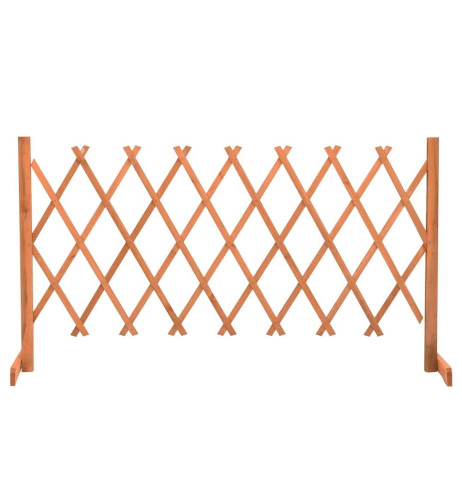 Clôture en treillis de jardin Orange 150x80 cm Bois de sapin