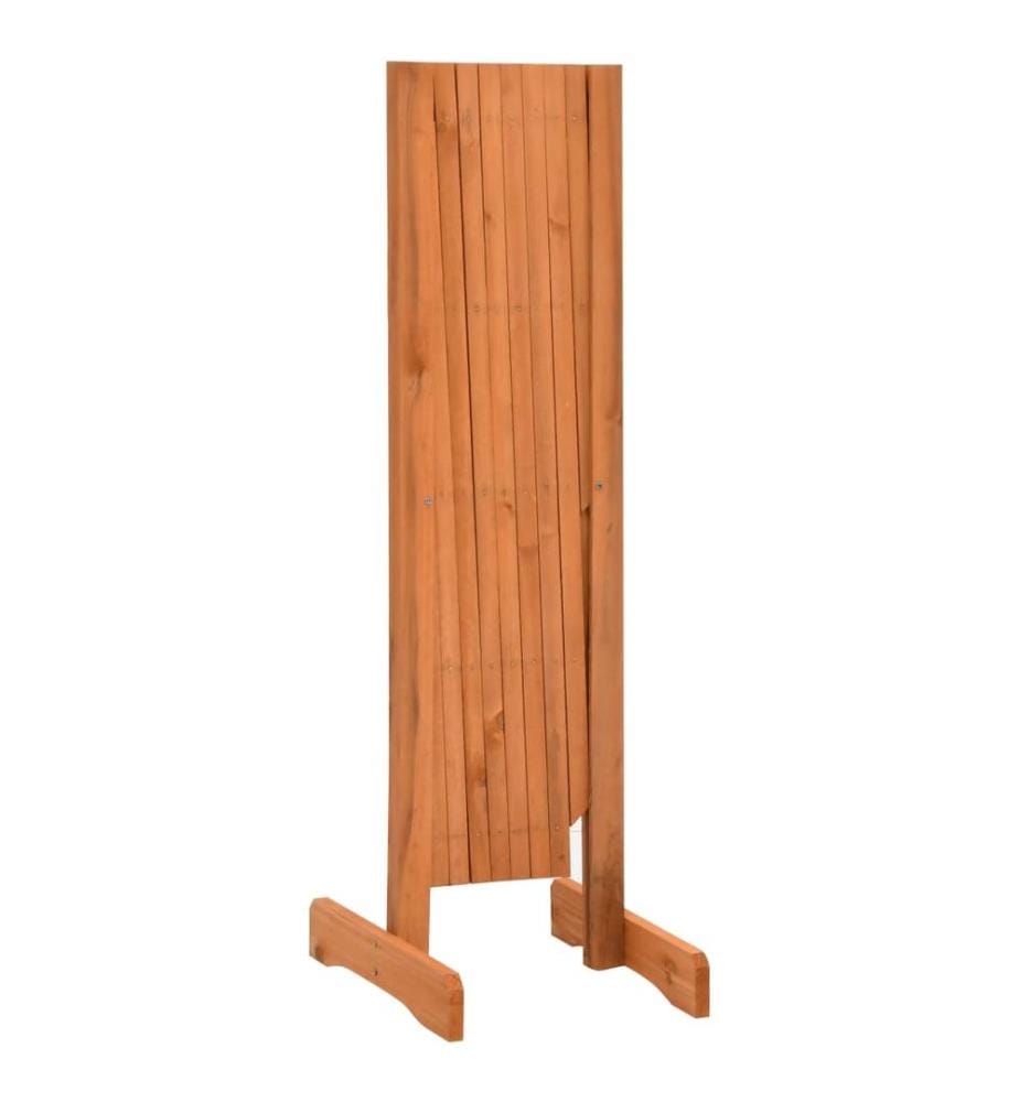 Clôture en treillis de jardin Orange 150x80 cm Bois de sapin