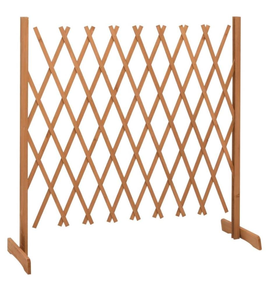 Garten-Rankzaun Orange 180x100 cm Massivholz Tanne