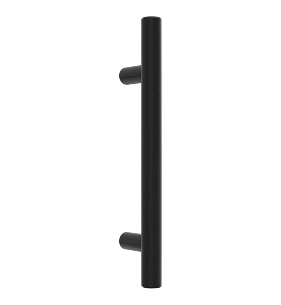 Möbelgriffe 20 Stk. Schwarz 96 mm Edelstahl