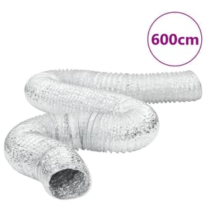 Lüftungsschlauch Aluminium 6 m Ø12,5 cm