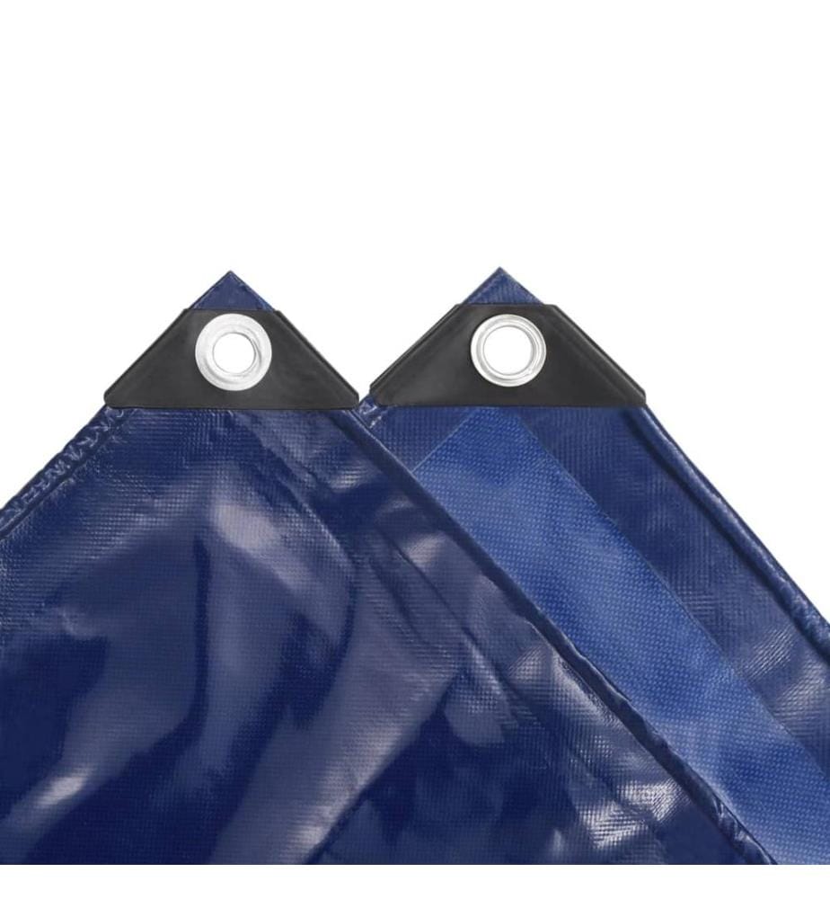 Abdeckplane 650 g/m² 4x5 m Blau