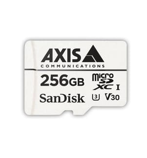 AXIS - Carte microSDXC Surveillance 256 GB 10 pièce