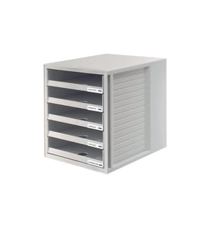 HAN - Boîte à tiroirs A4 Ensemble de cabinet, gris