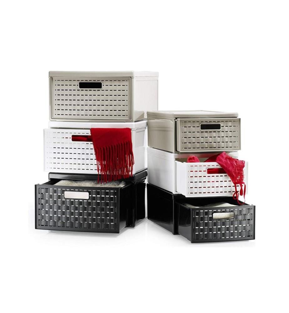 ROTHO - Boîte à tiroirs Country Grand Anthracite