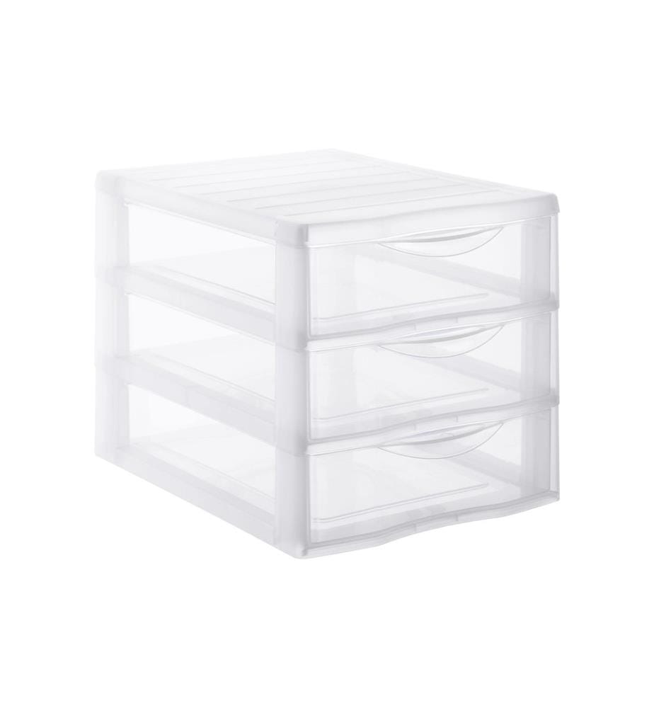 SUNDIS - Boîte à tiroirs A4 Oragamix Transparent