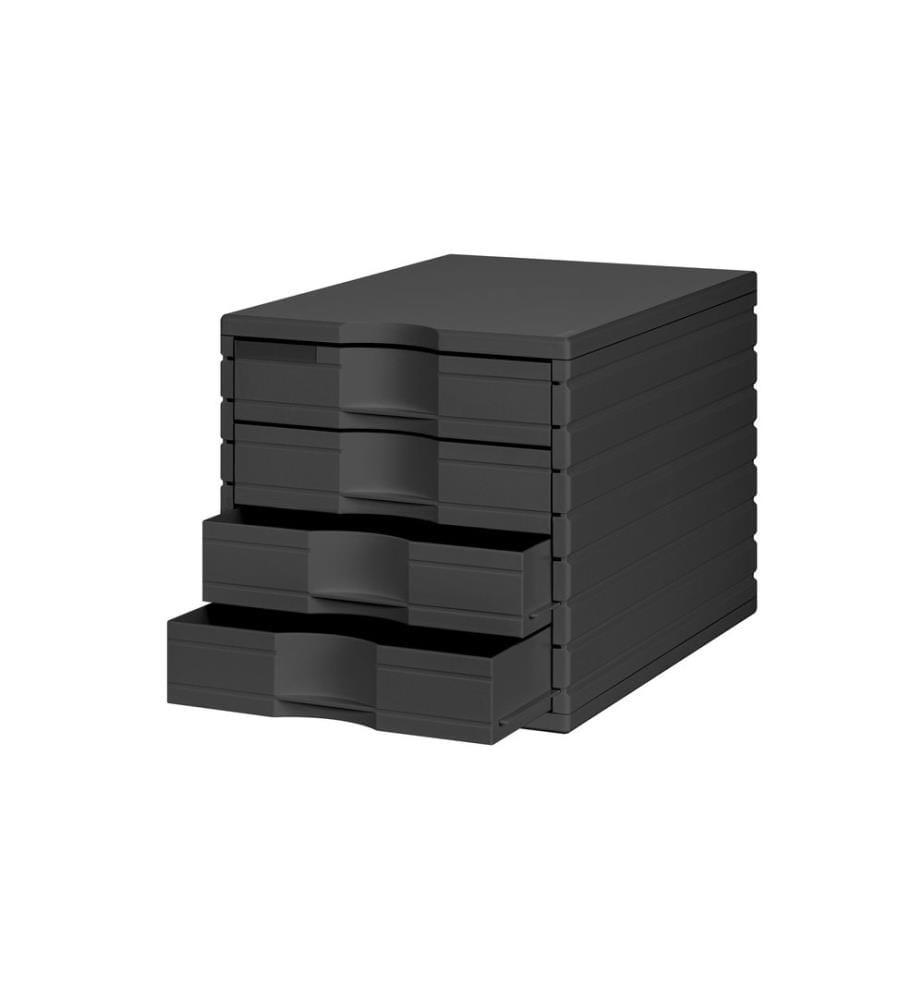 STYRO - Schubladenbox STYRO -top 4 Schubladen, Schwarz