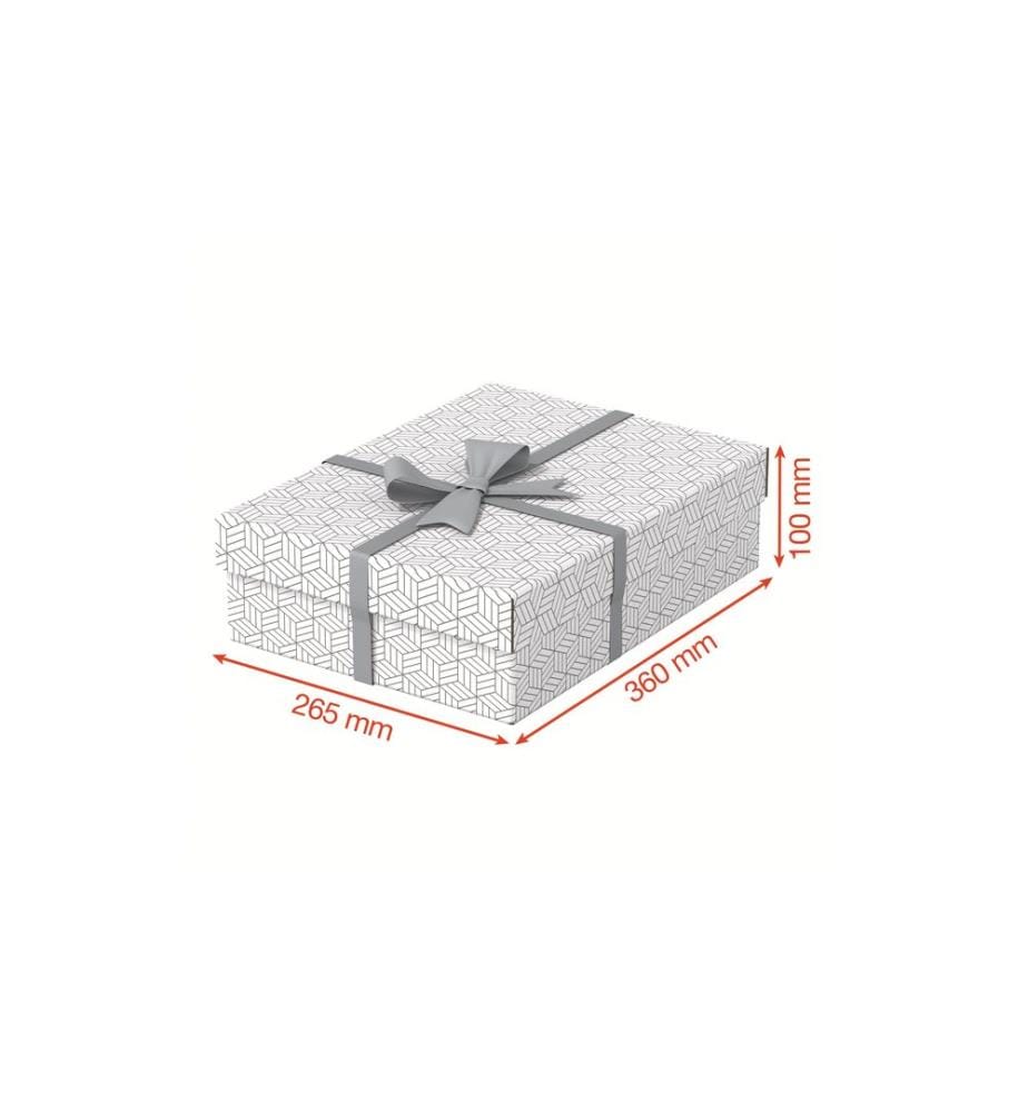 LEITZ - Boîte de rangement Esselte Home M flat Moyen, 3 pièces, Blanc