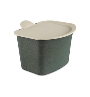 KOZIOL - Komposteimer Bibo 3 l, Dunkelgrau/Grau