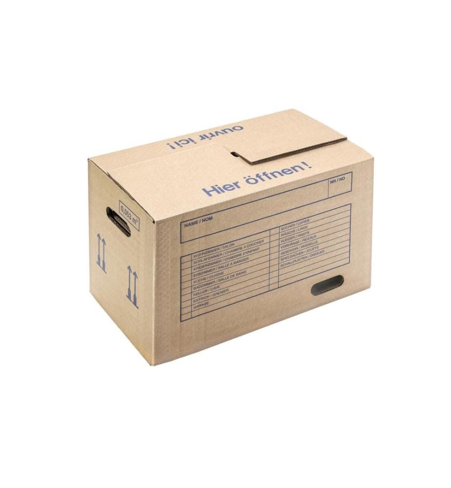 BRIEGER - Carton de déménagement 48 x 29 x 32 cm, 1 pièce