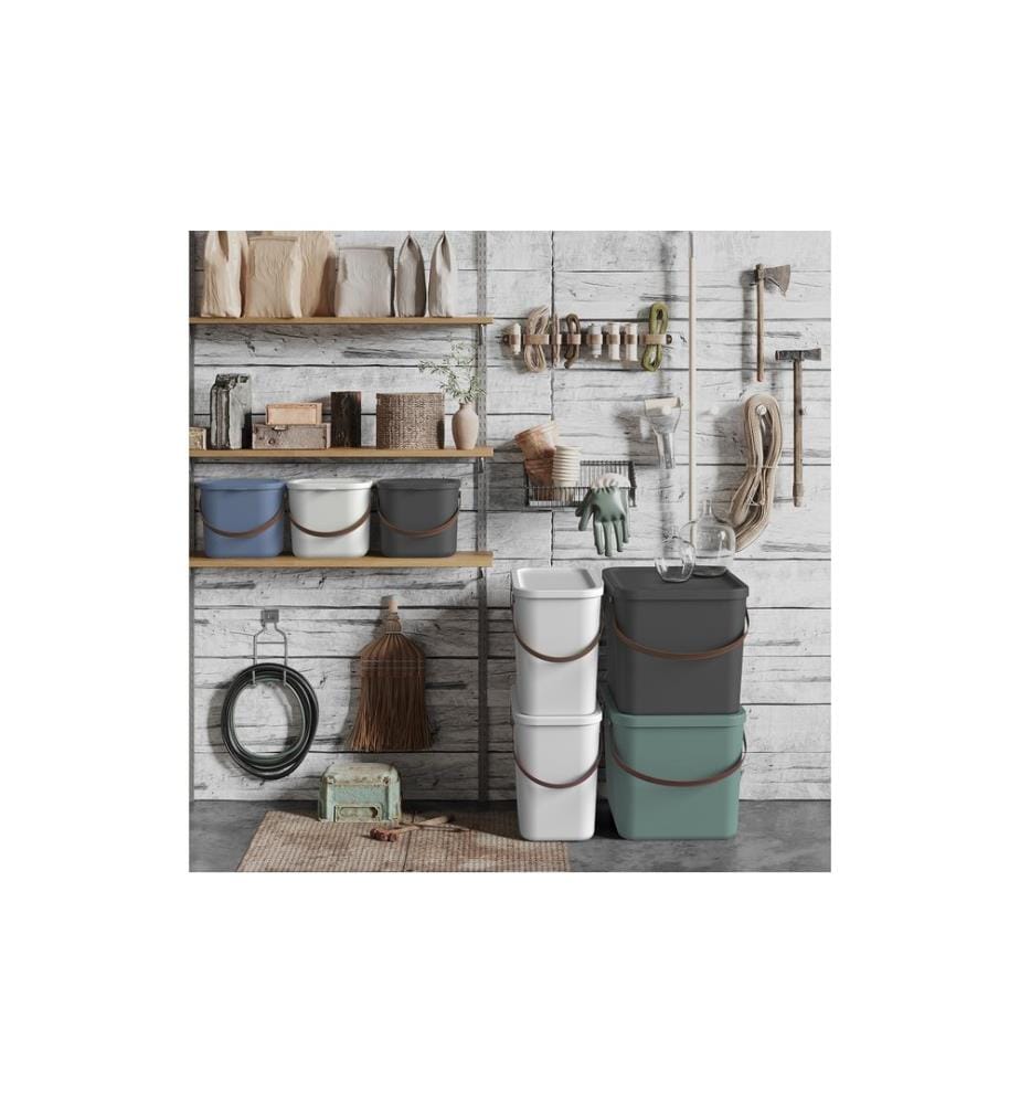 ROTHO - Boîte de rangement Albula 6 l, bleu horizon
