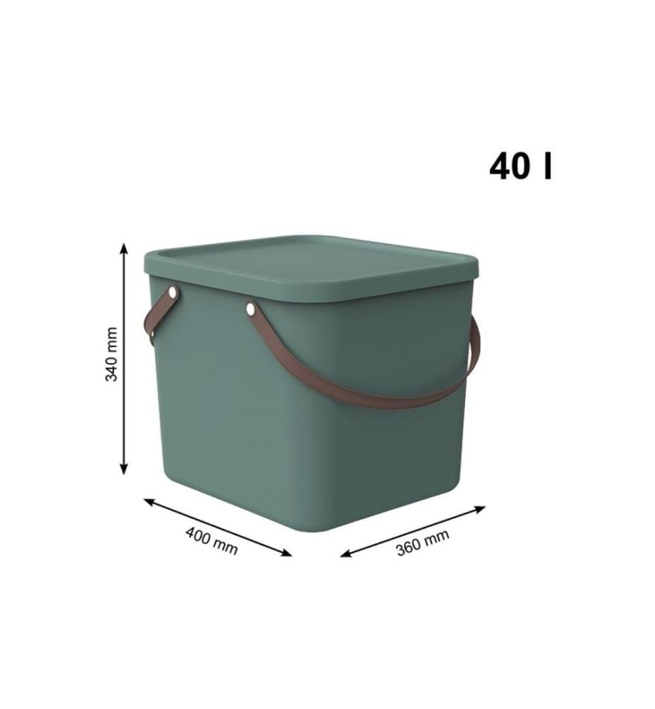 ROTHO - Boîte de rangement Albula 40 l, vert Mistletoe