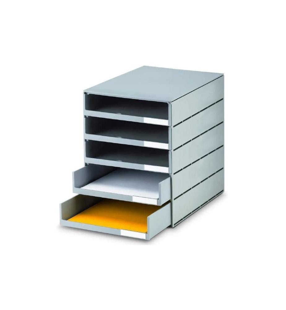 STYRO - Schubladenbox STYRO -val Pro, 5 Schubladen, Grau