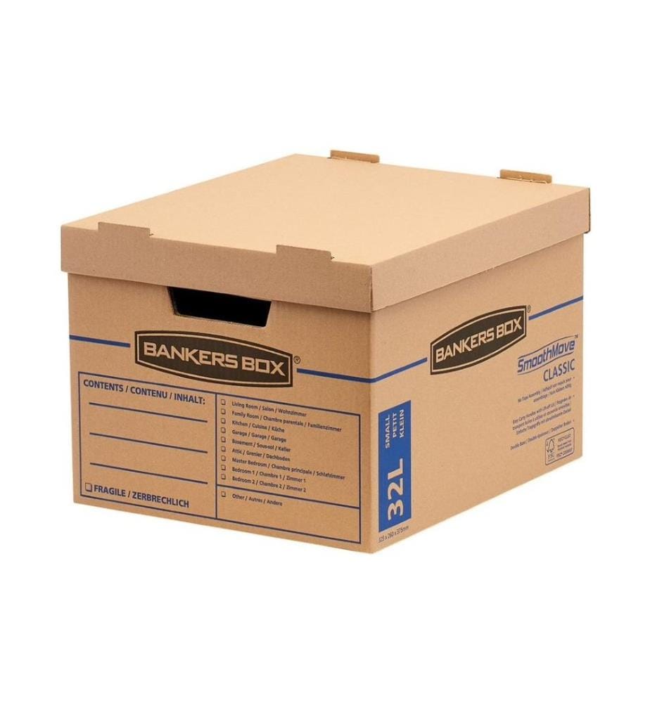 FELLOWES - Boîte d'archivage Smoothmove Classic Brun
