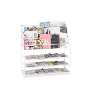 RELAXDAYS - Porte-revues 96 x 97 x 37 cm Blanc