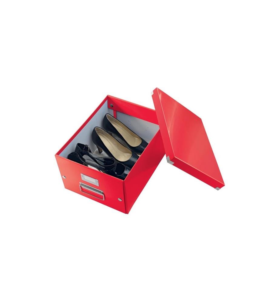 LEITZ - Archivschachtel WOW A4, metallic Rot