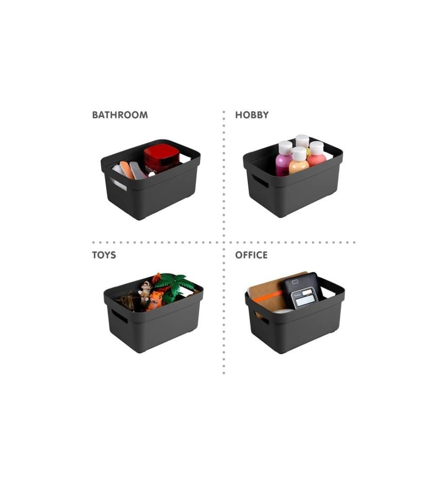 SIGMA HOME - Aufbewahrungsbox 2.5 Liter Schwarz