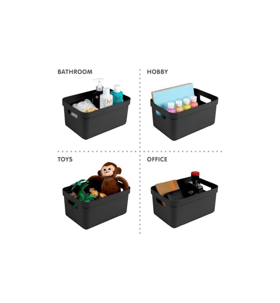 SIGMA HOME - Aufbewahrungsbox 5 Liter Schwarz