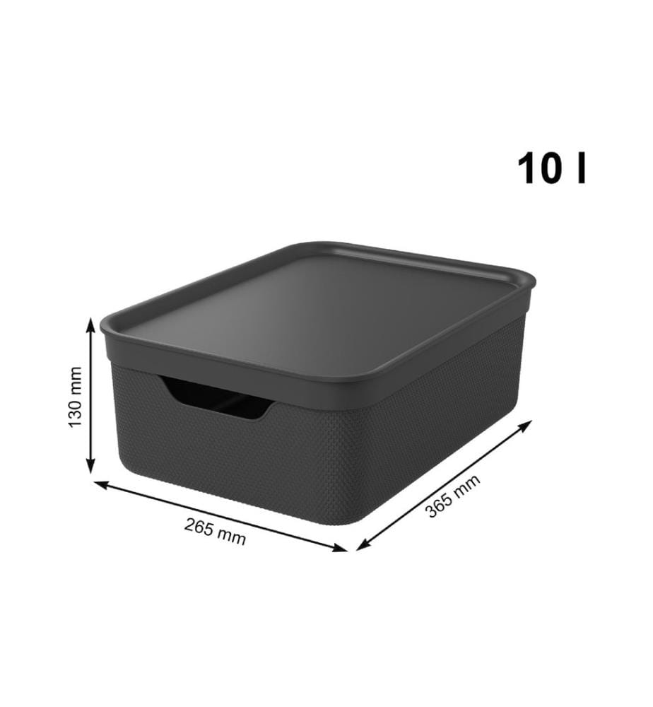 ROTHO - Aufbewahrungsbox JIVE Schwarz