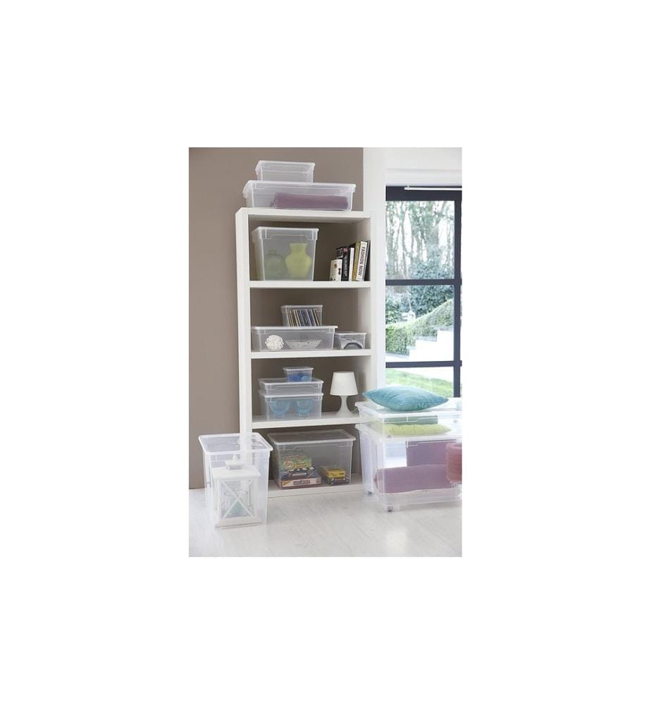 ROTHO - Aufbewahrungsbox CLEAR Blau, 3 tlg.