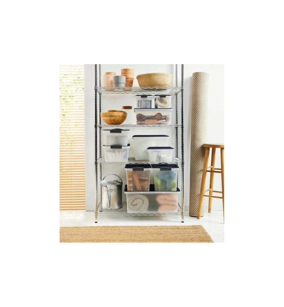 ROTHO - Aufbewahrungsbox COMPACT, Blau, 3 tlg.