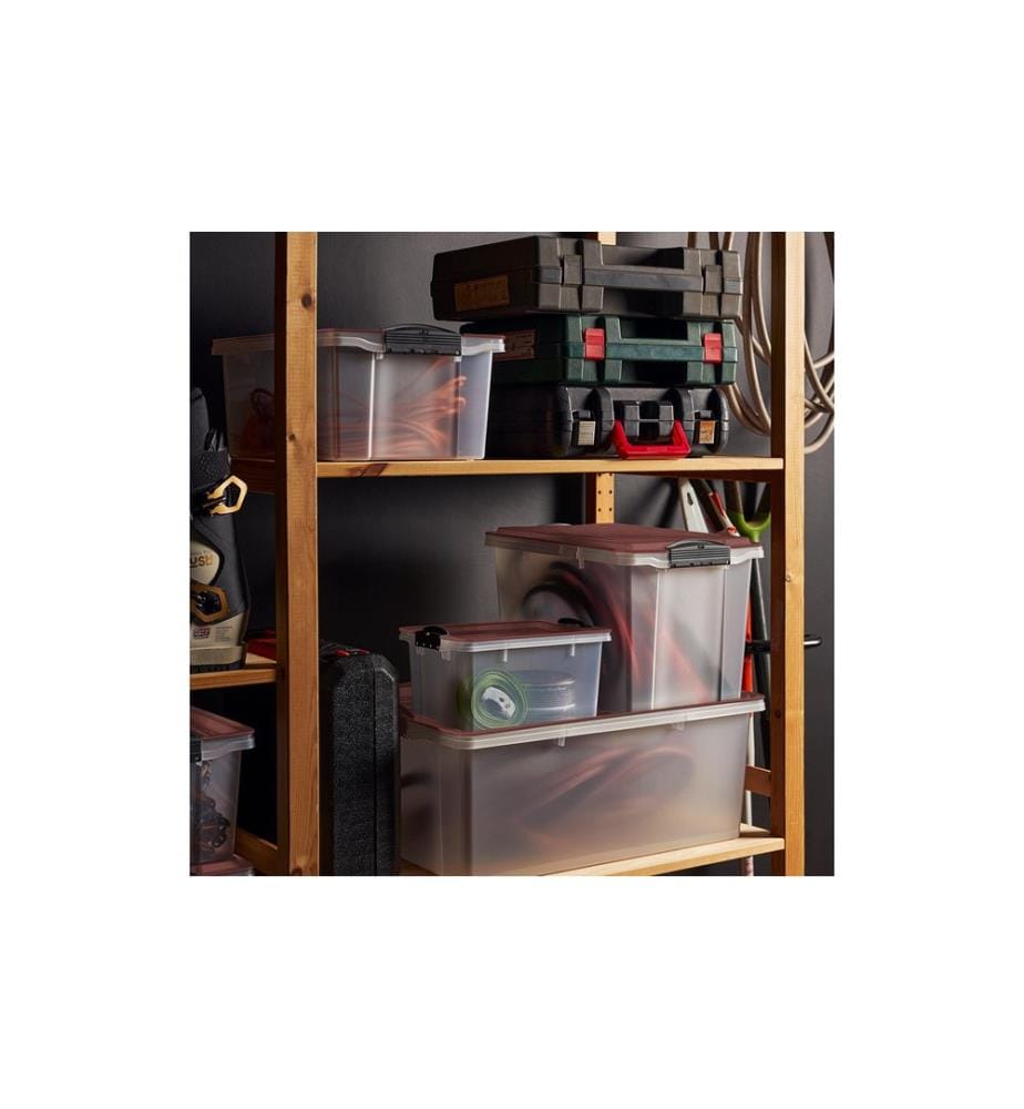 ROTHO - Aufbewahrungsbox COMPACT, Rot, 3 tlg.