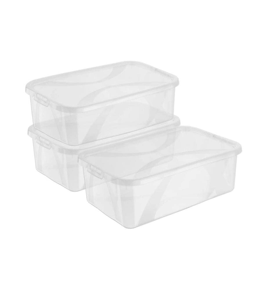 ROTHO - Aufbewahrungsbox ARCO Transparent, 3 tlg.