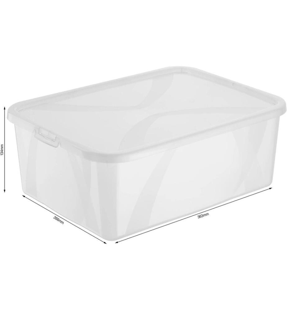 ROTHO - Aufbewahrungsbox ARCO Transparent, 3 tlg.