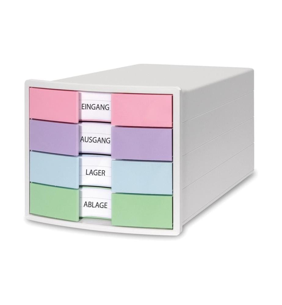 HAN - Schubladenbox IMPULS Weiss / Pastell