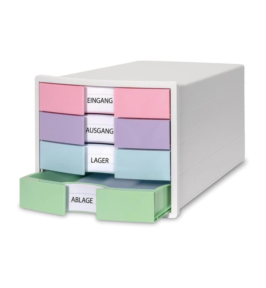 HAN - Schubladenbox IMPULS Weiss / Pastell