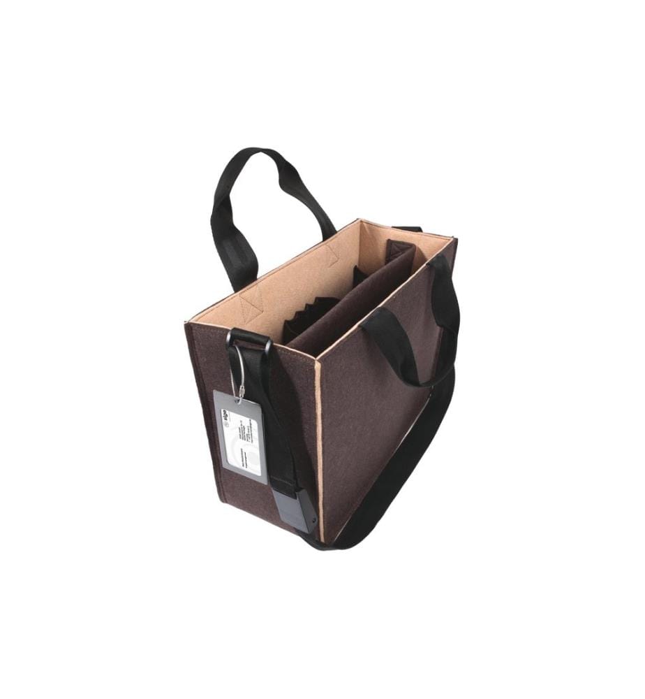 SIGEL - Desk Sharing Bag Bicolor M, braun/beige 15.4