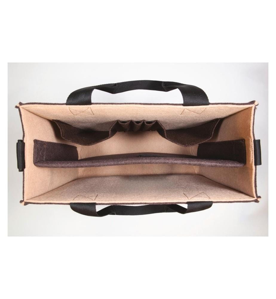 SIGEL - Desk Sharing Bag Bicolor M, braun/beige 15.4