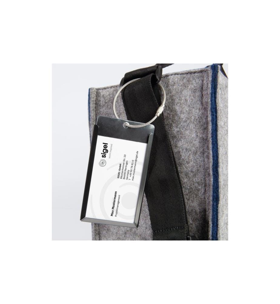 SIGEL - Desk Sharing Bag Bicolor M, grau/blau 15.4
