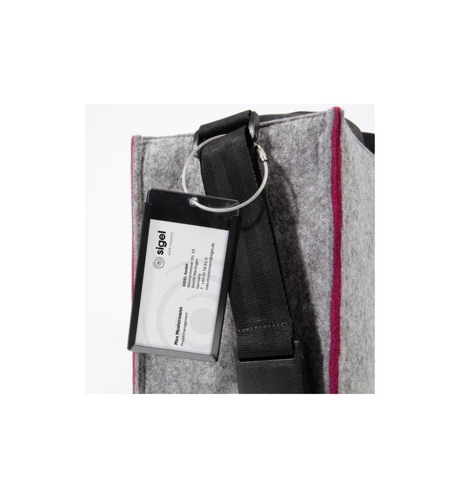 SIGEL - Desk Sharing Bag Bicolor M, grau/rot 15.4