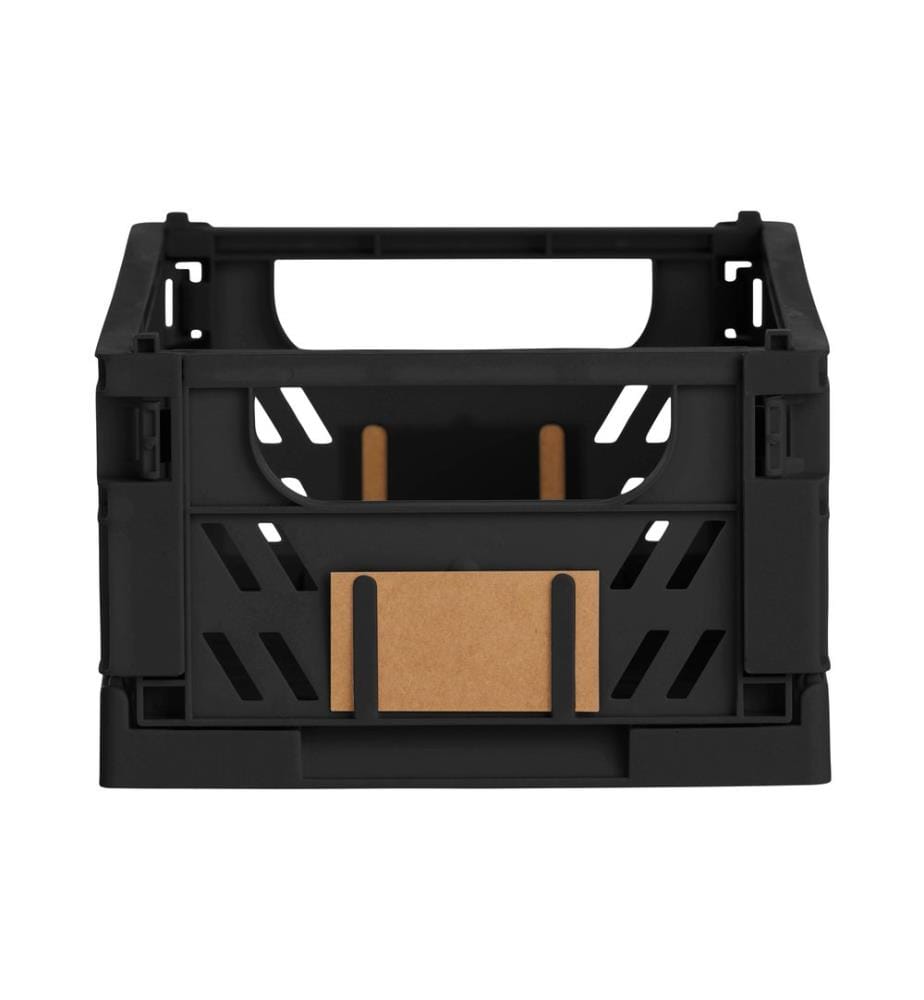 Schou - Klappbox 2er Pack 17 x 12.5 cm - Schwarz
