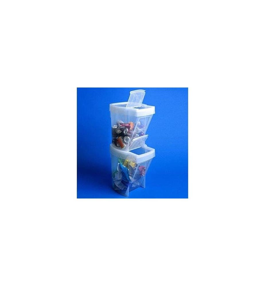REALLY USEFUL BOX - Recycling Box Transparent, 32 l