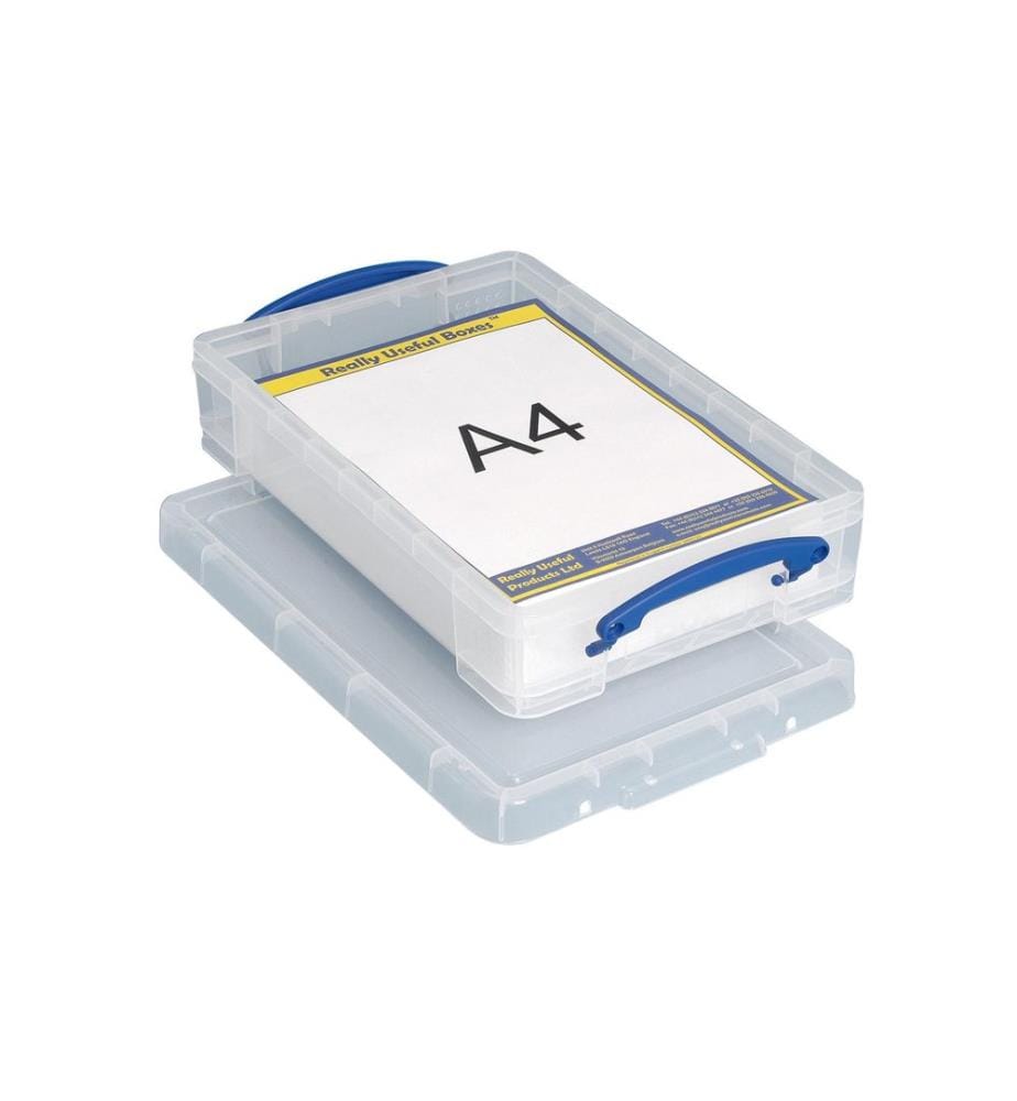 REALLY USEFUL BOX - Aufbewahrungsbox 4 Liter Transparent