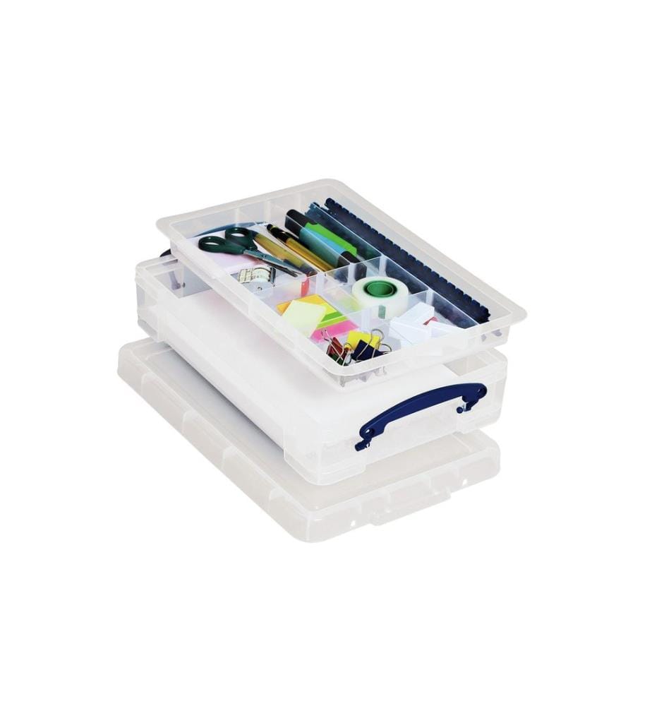 REALLY USEFUL BOX - Aufbewahrungsbox 4 Liter Transparent