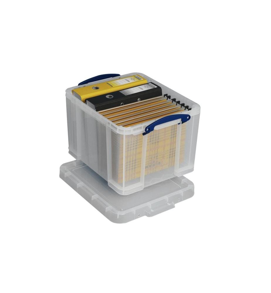 REALLY USEFUL BOX - Aufbewahrungsbox 35 Liter Transparent