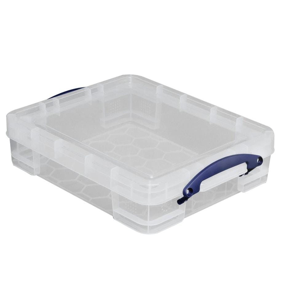 REALLY USEFUL BOX - Aufbewahrungsbox 11 Liter Transparent