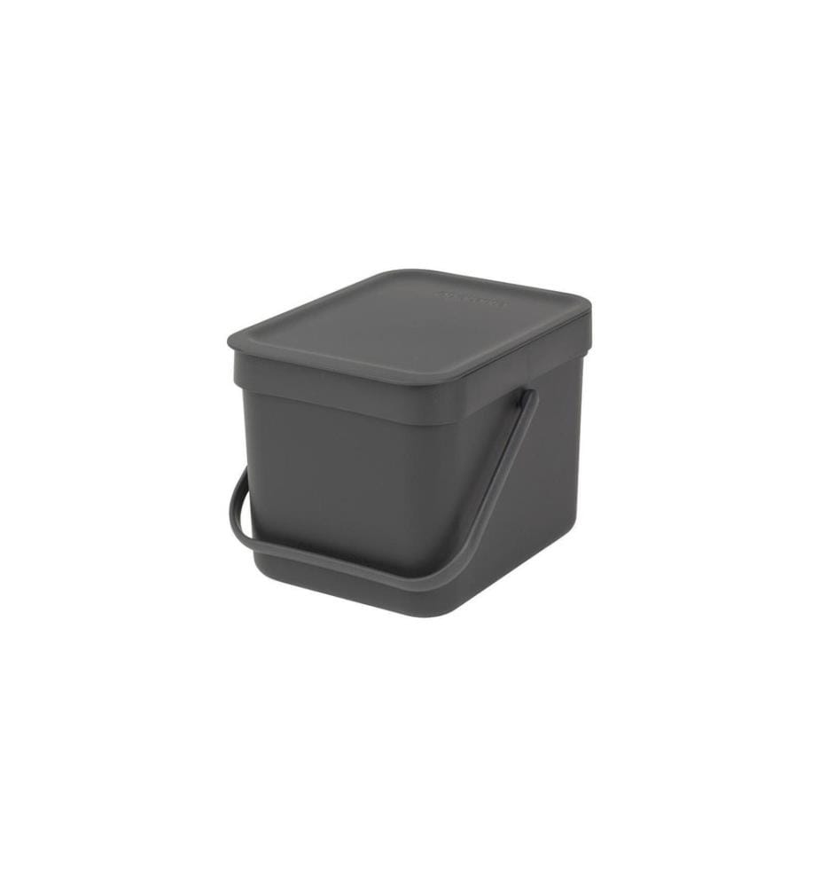 BRABANTIA - Komposteimer Sort & Go 6 l, Grau