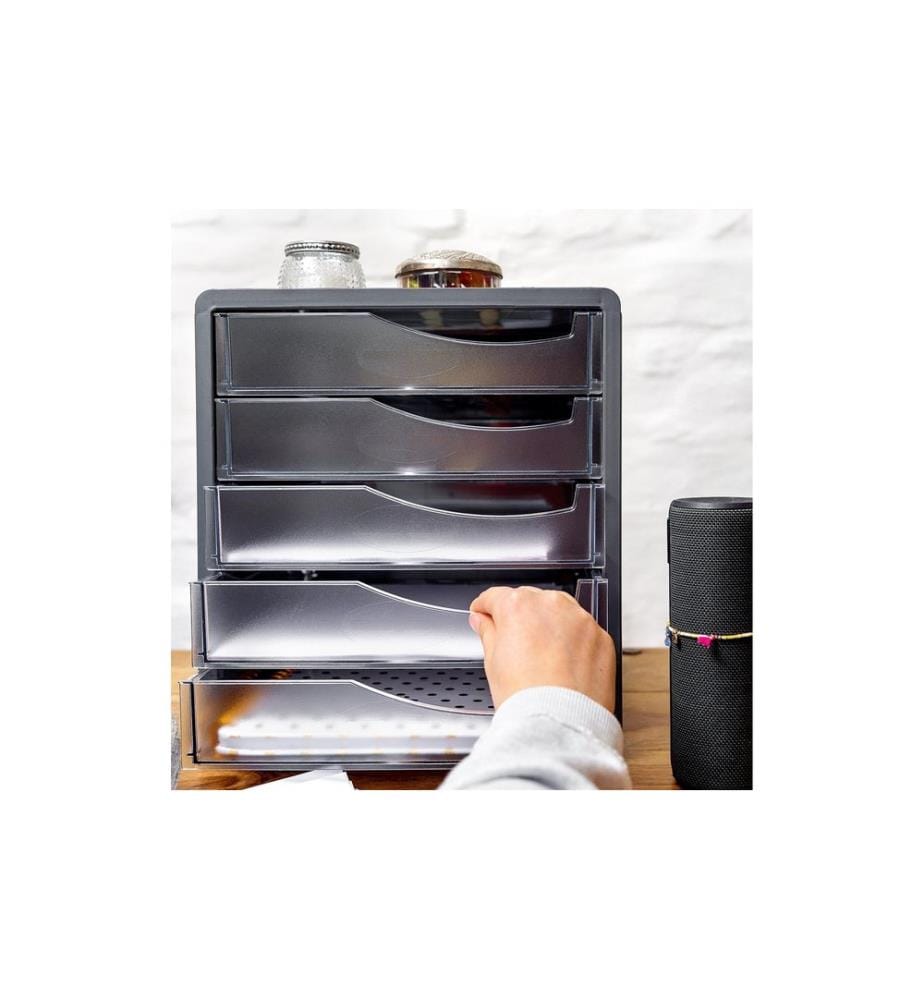 ROTHO - Schubladenbox Spacebox 5 Grau