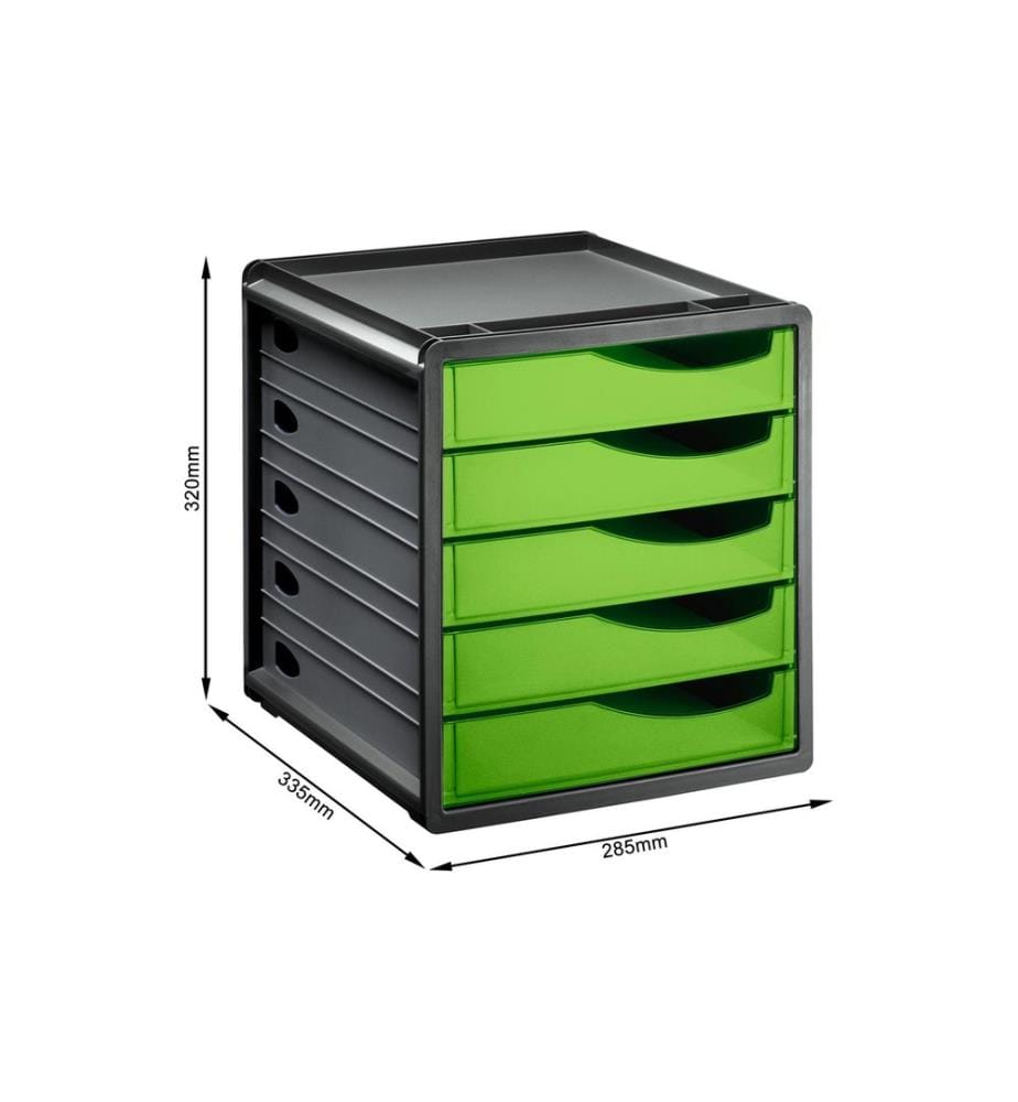 ROTHO - Schubladenbox Spacebox 5 Grün