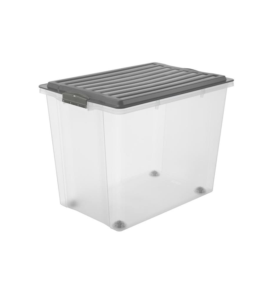 ROTHO - Boîte de rangement Compact A3 avec roulettes/70 l